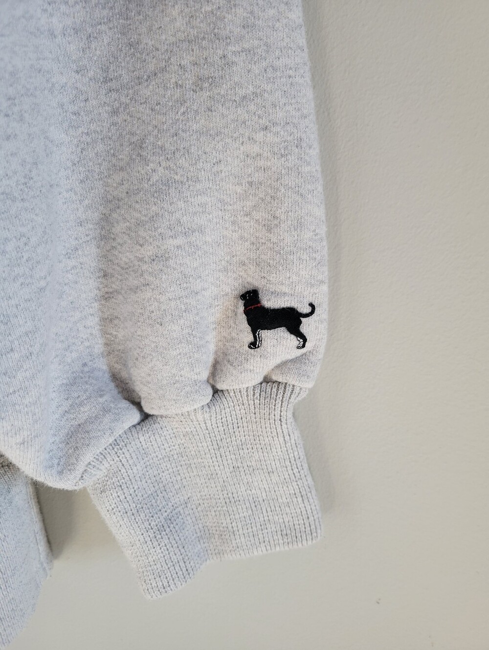 Vtg 90s Kellsport The Black Dog Reverse Weave Crewneck Sweatshirt Grey Medium - Picture 2 of 16